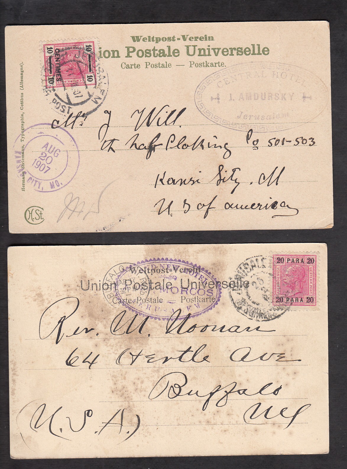 Lot 20D - palestine forerunners  -  Doron Waide Mail Auction #38